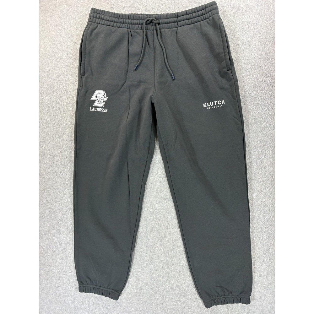 Boston College Eagles New Balance Lacrosse Jogger Sweatpants (Men's Large) Gray